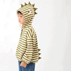 Dinosaur children's hooded sweatshirt 